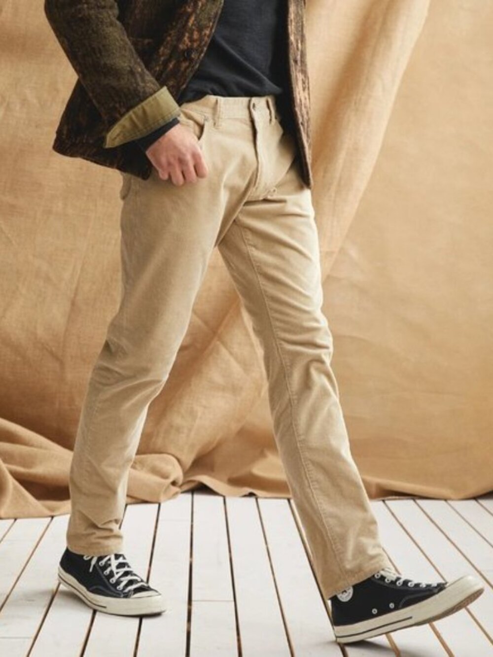 TODD SNYDER 5-Pocket Italian Corduroy Pants